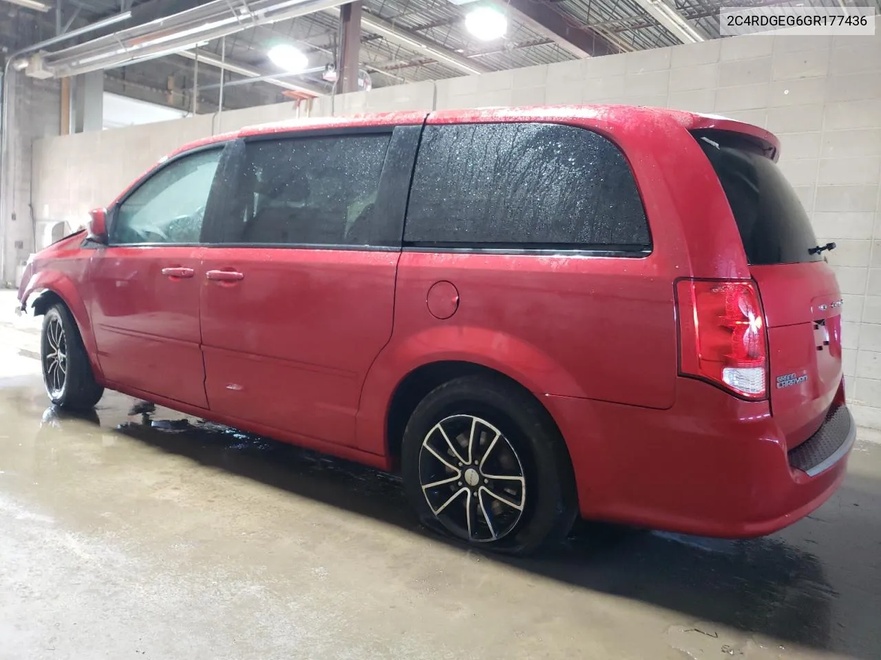 2016 Dodge Grand Caravan R/T VIN: 2C4RDGEG6GR177436 Lot: 44876674