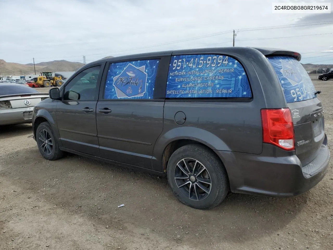 2C4RDGBG8GR219674 2016 Dodge Grand Caravan Se