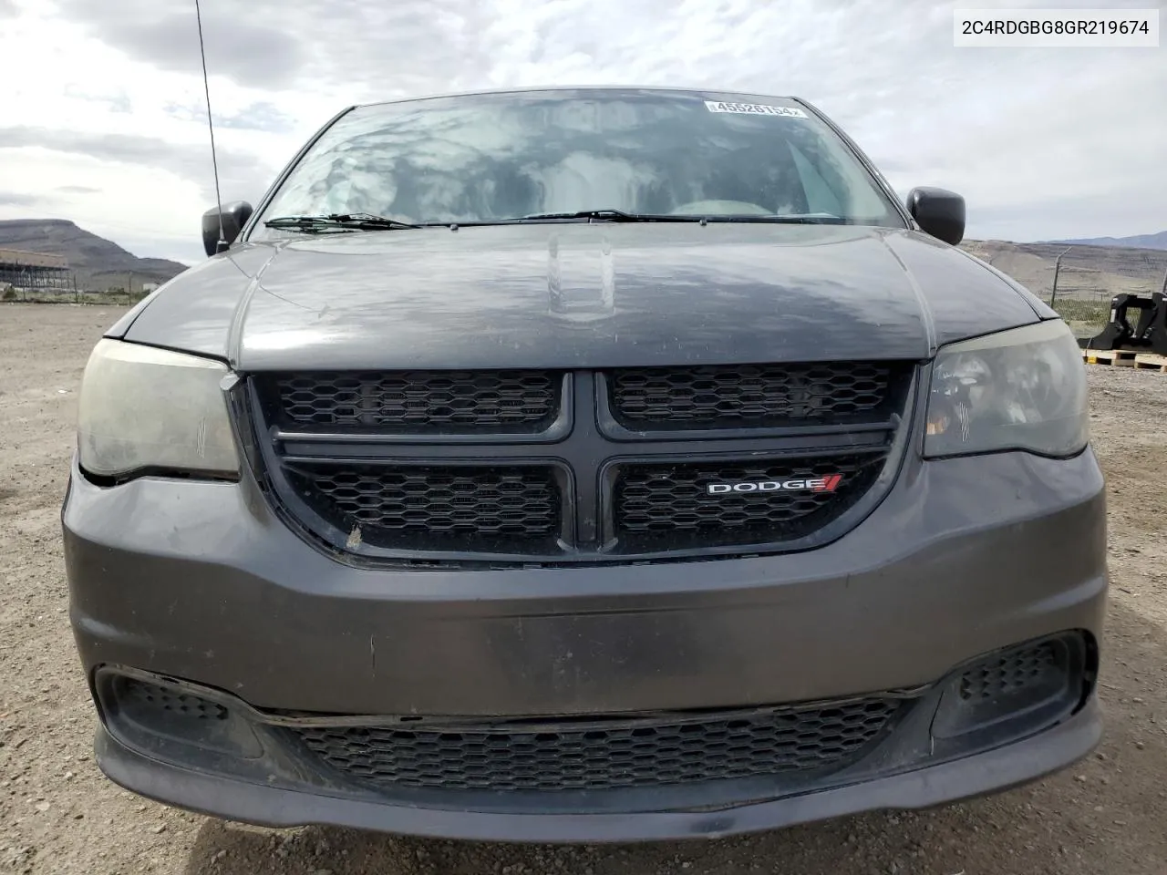 2C4RDGBG8GR219674 2016 Dodge Grand Caravan Se