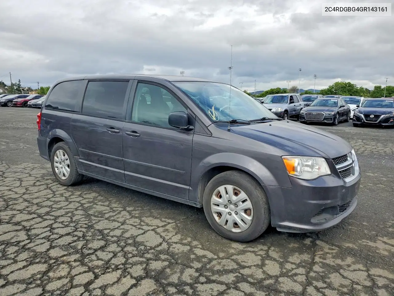 2C4RDGBG4GR143161 2016 Dodge Grand Caravan Se