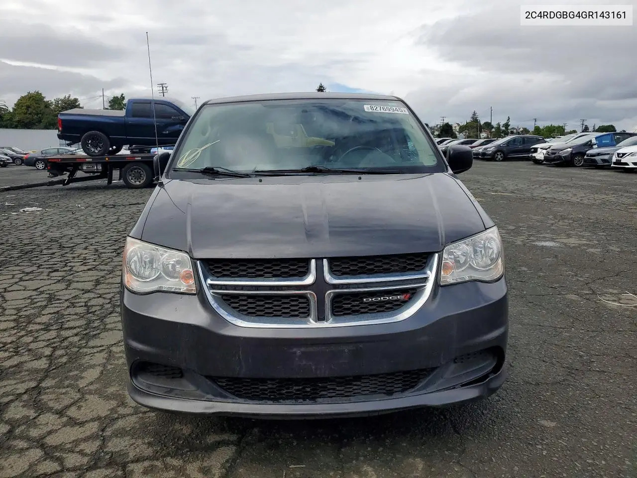 2C4RDGBG4GR143161 2016 Dodge Grand Caravan Se