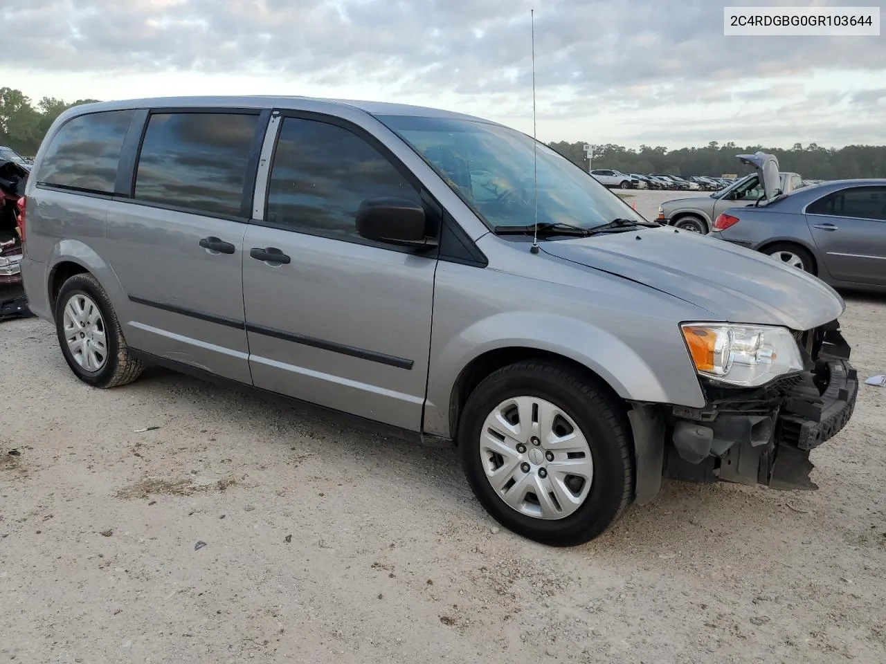 2016 Dodge Grand Caravan Se VIN: 2C4RDGBG0GR103644 Lot: 48233564