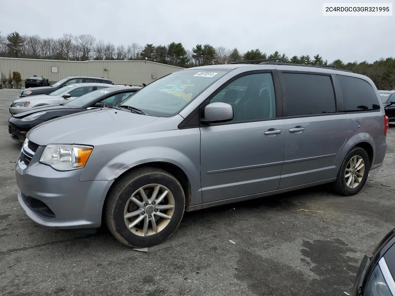 2016 Dodge Grand Caravan Sxt VIN: 2C4RDGCG3GR321995 Lot: 48970514