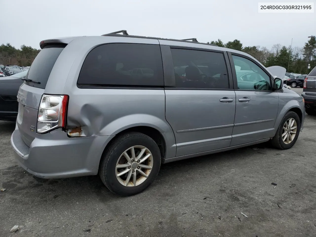 2016 Dodge Grand Caravan Sxt VIN: 2C4RDGCG3GR321995 Lot: 48970514