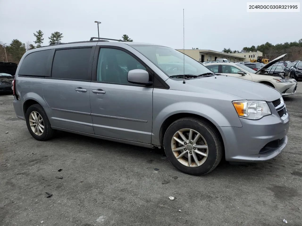 2016 Dodge Grand Caravan Sxt VIN: 2C4RDGCG3GR321995 Lot: 48970514