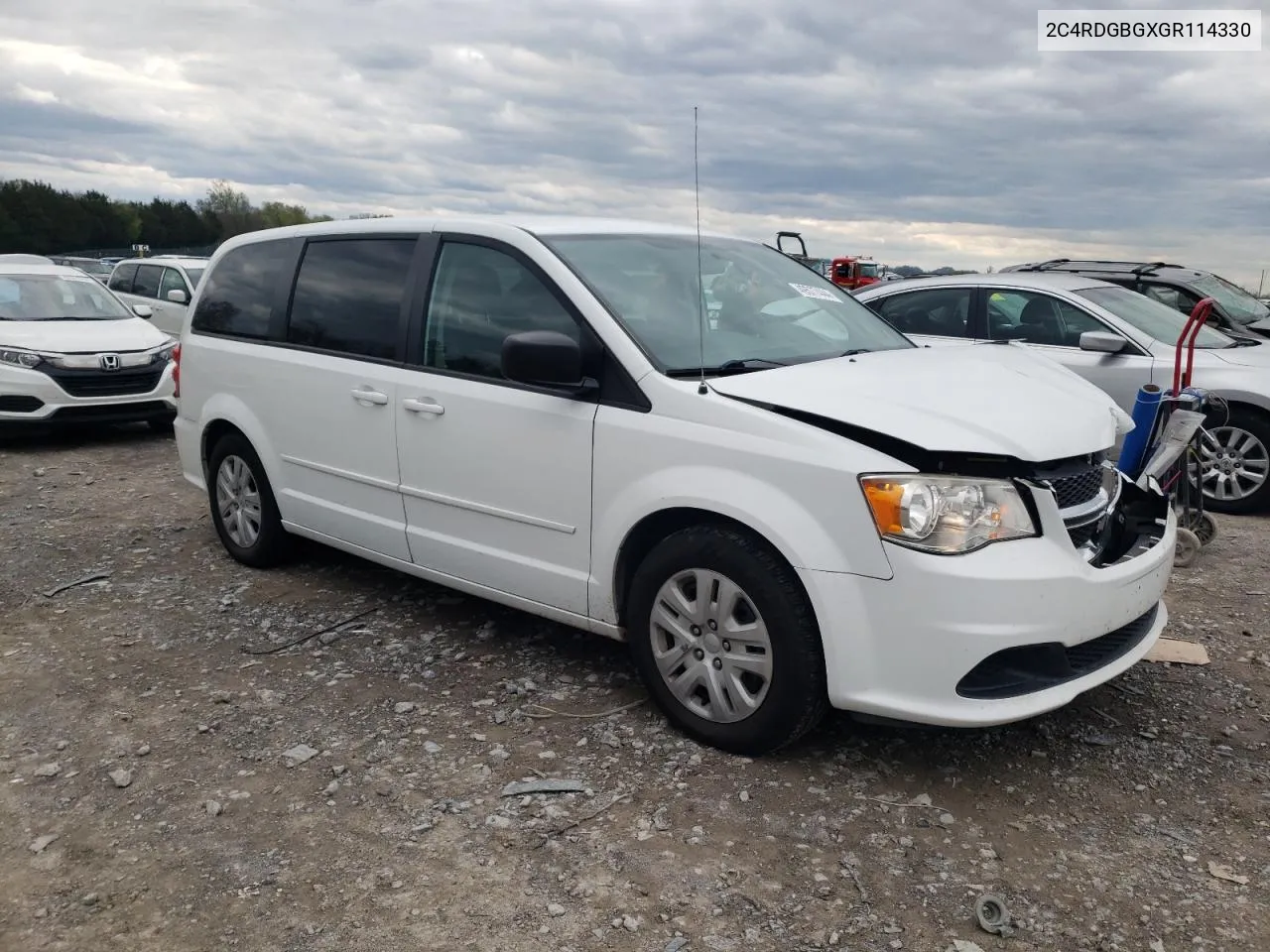 2C4RDGBGXGR114330 2016 Dodge Grand Caravan Se