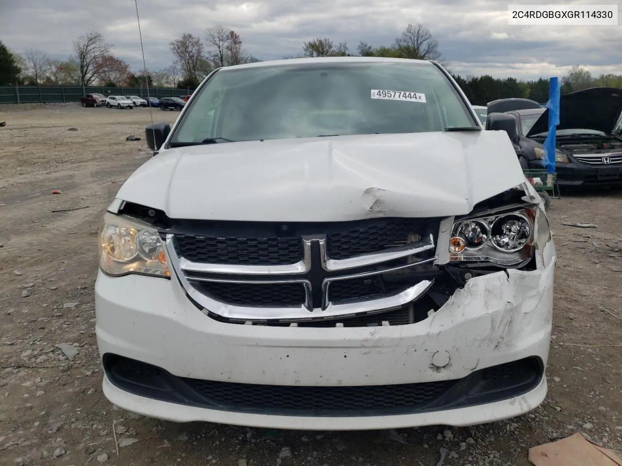 2C4RDGBGXGR114330 2016 Dodge Grand Caravan Se