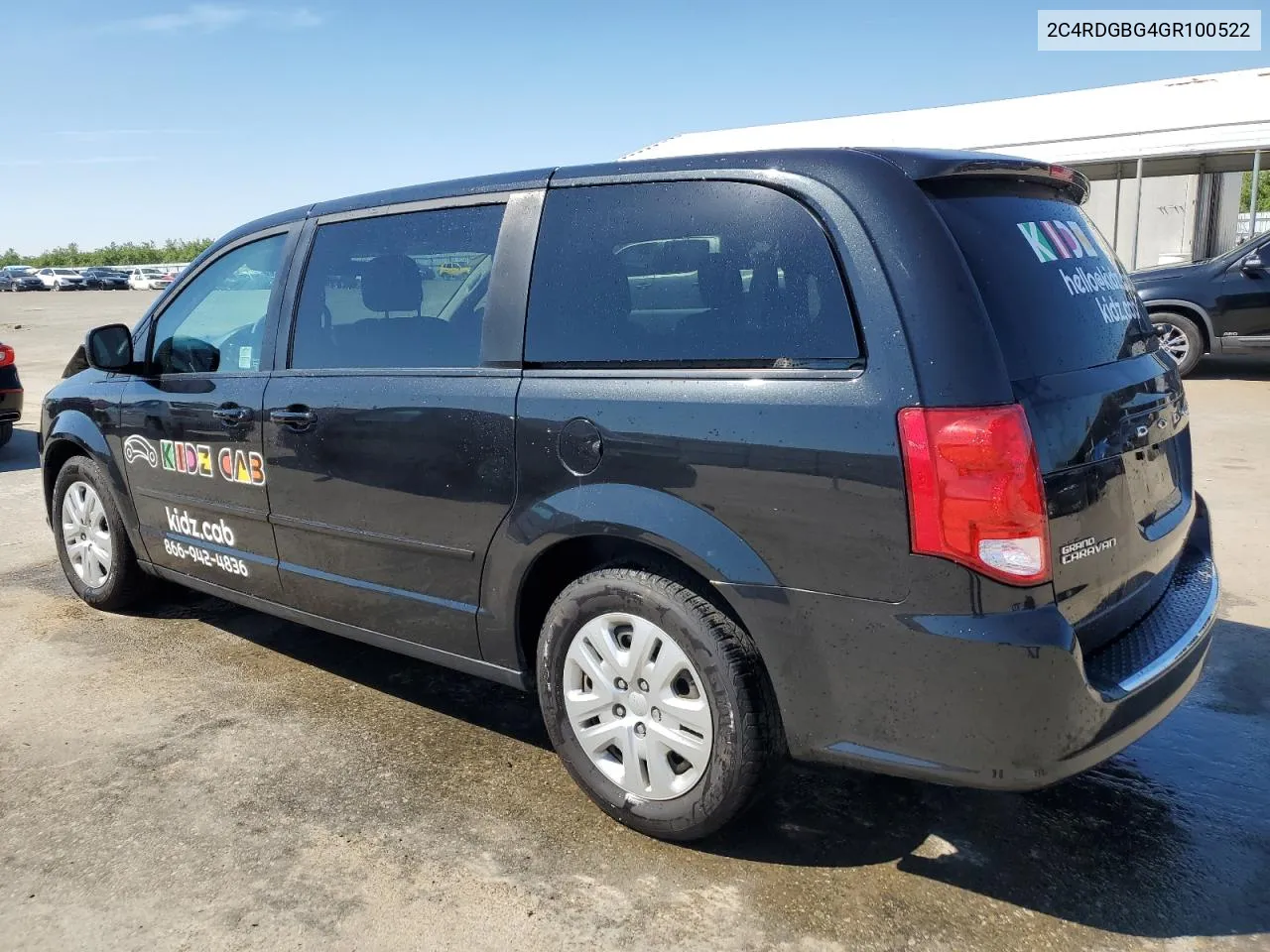 2016 Dodge Grand Caravan Se VIN: 2C4RDGBG4GR100522 Lot: 49608444