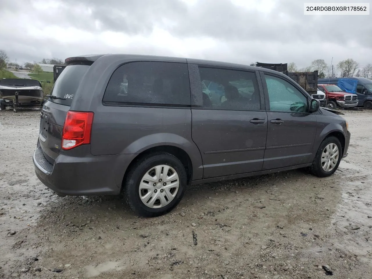 2C4RDGBGXGR178562 2016 Dodge Grand Caravan Se