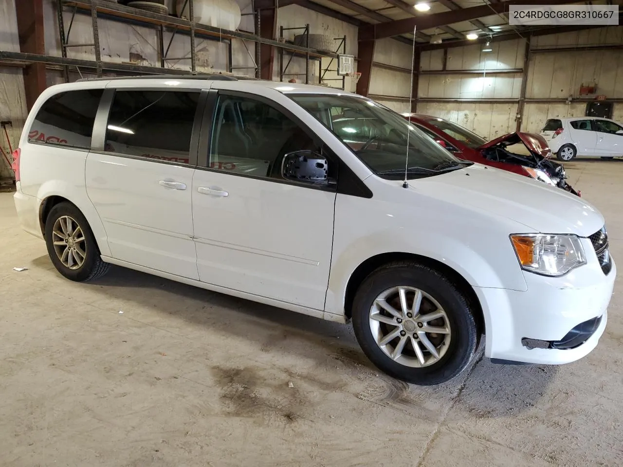 2016 Dodge Grand Caravan Sxt VIN: 2C4RDGCG8GR310667 Lot: 50284124