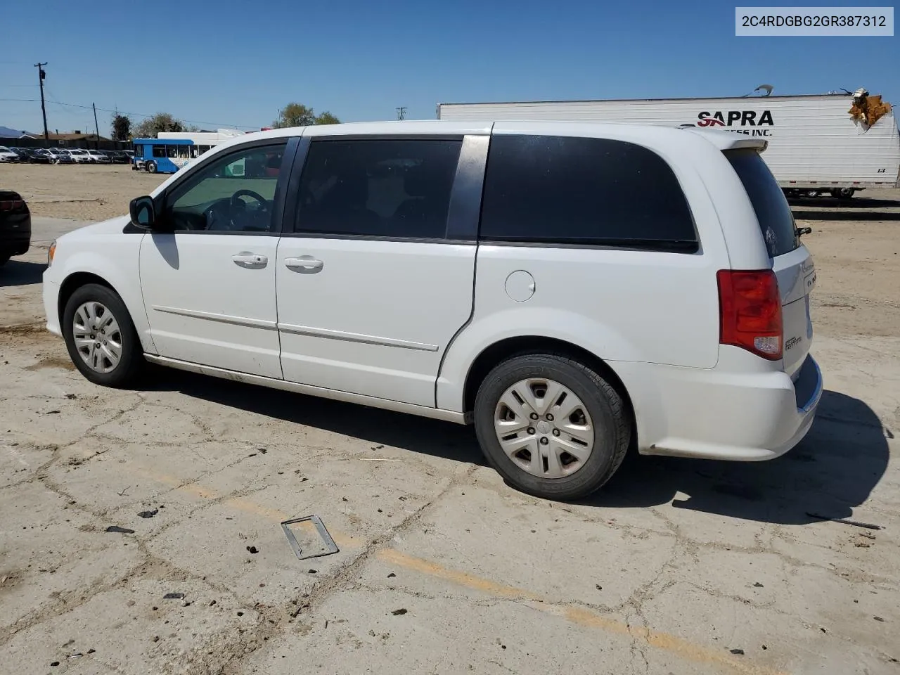 2C4RDGBG2GR387312 2016 Dodge Grand Caravan Se