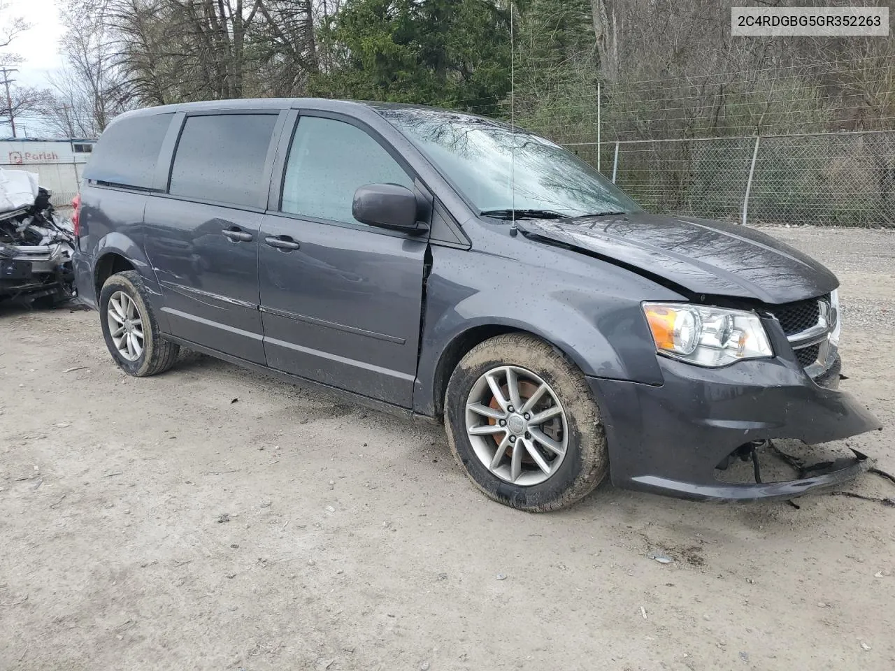 2C4RDGBG5GR352263 2016 Dodge Grand Caravan Se