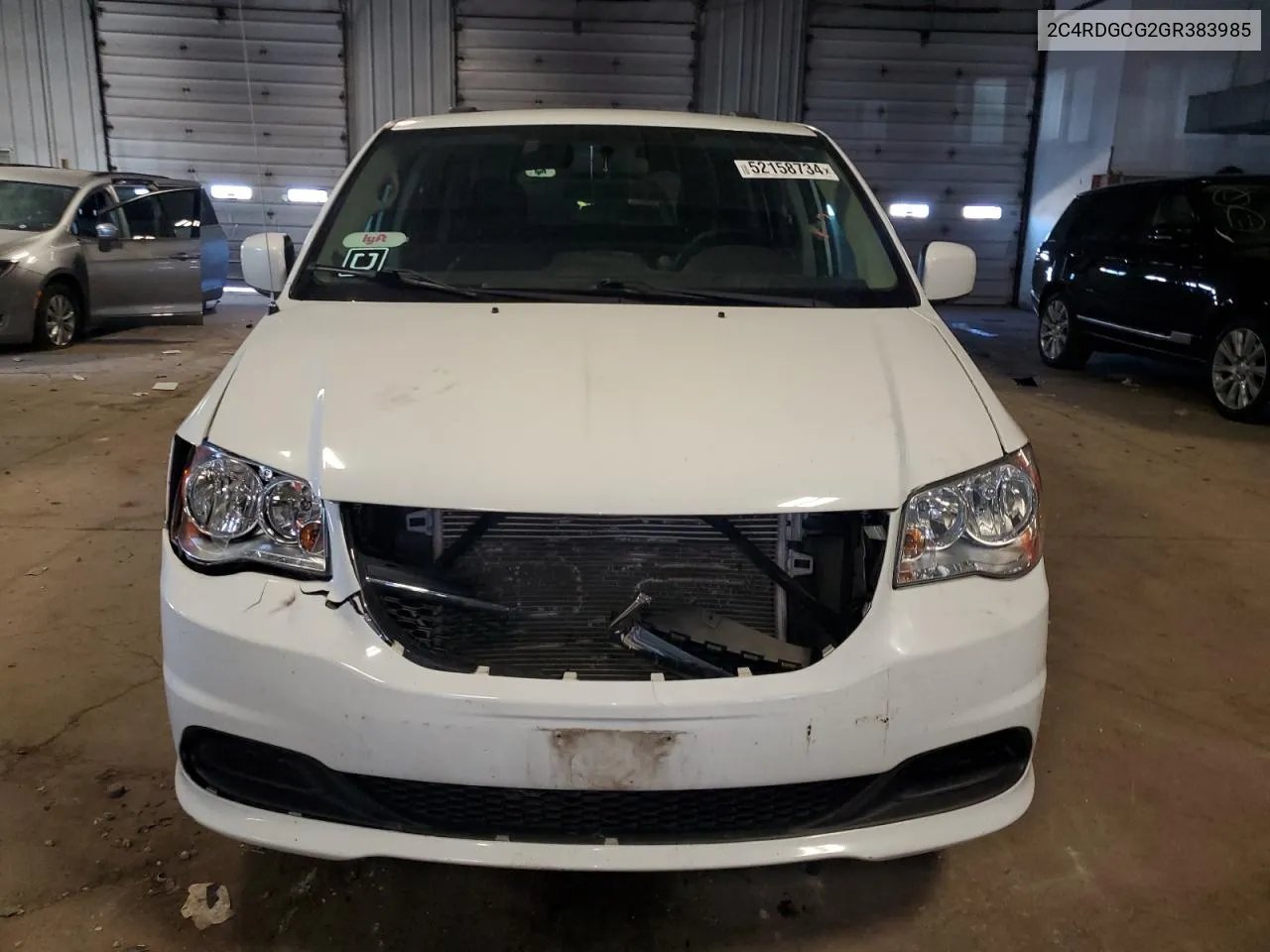 2016 Dodge Grand Caravan Sxt VIN: 2C4RDGCG2GR383985 Lot: 52158734