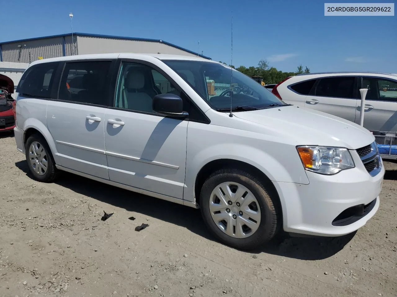 2016 Dodge Grand Caravan Se VIN: 2C4RDGBG5GR209622 Lot: 52159354