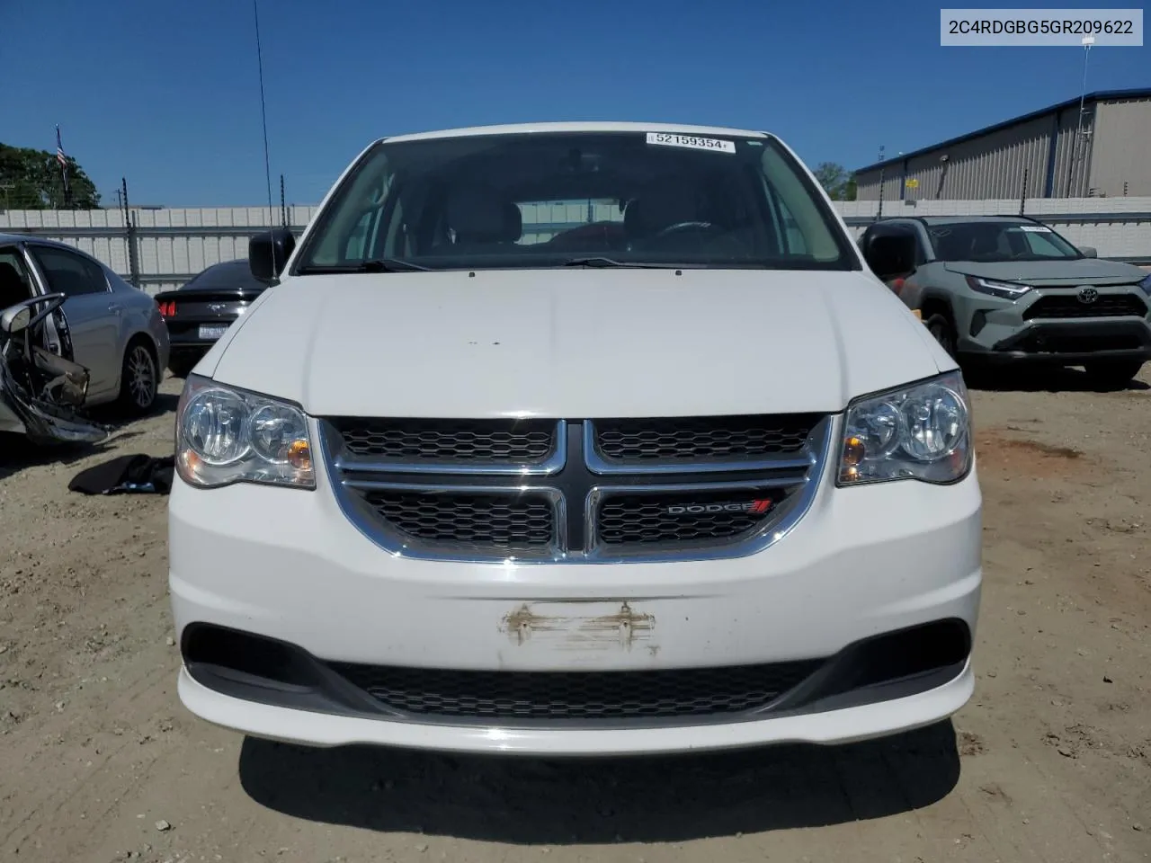 2C4RDGBG5GR209622 2016 Dodge Grand Caravan Se