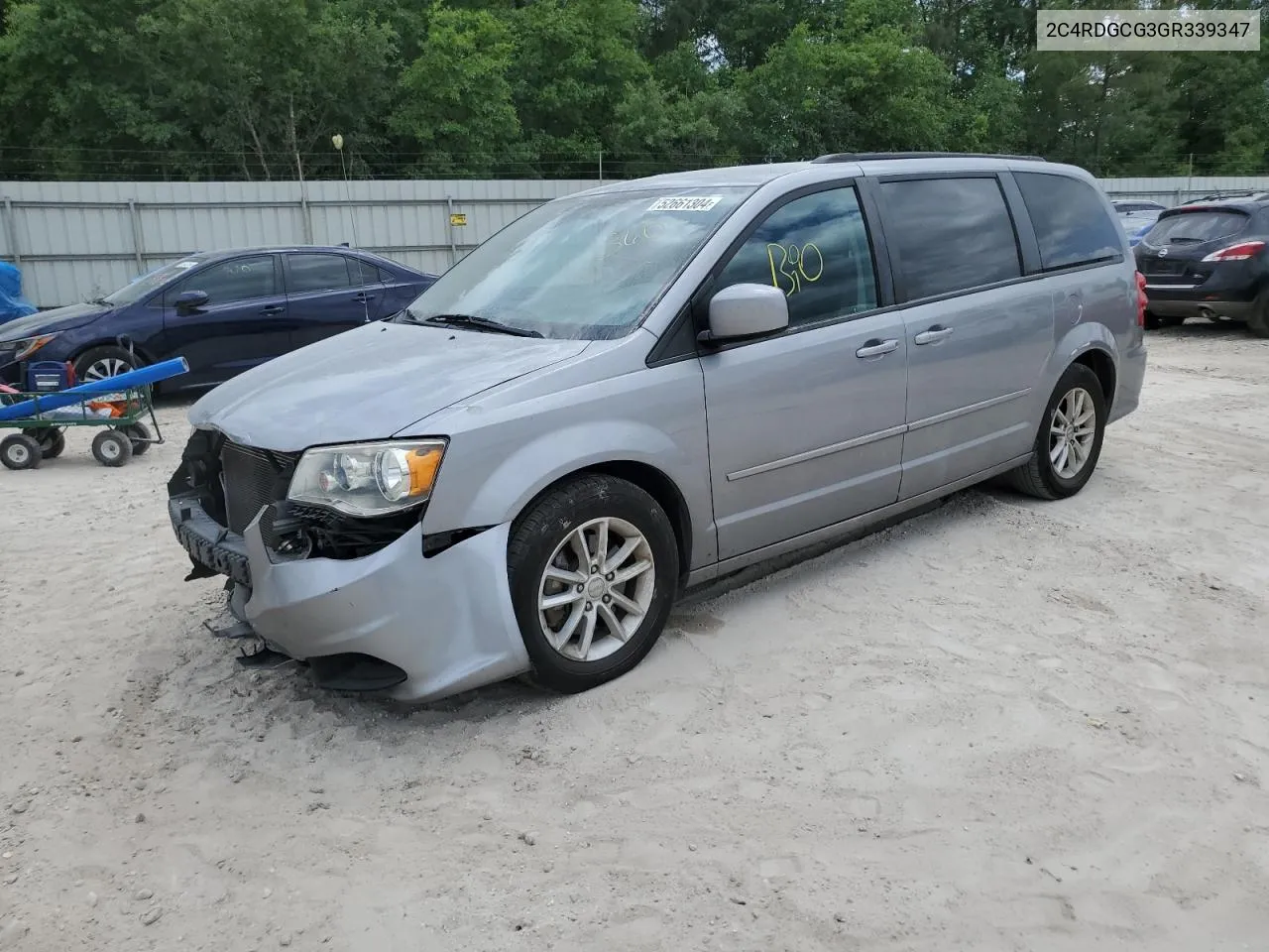 2C4RDGCG3GR339347 2016 Dodge Grand Caravan Sxt