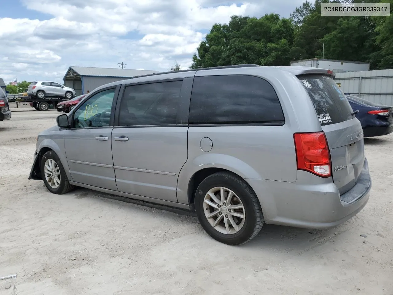 2016 Dodge Grand Caravan Sxt VIN: 2C4RDGCG3GR339347 Lot: 52661304