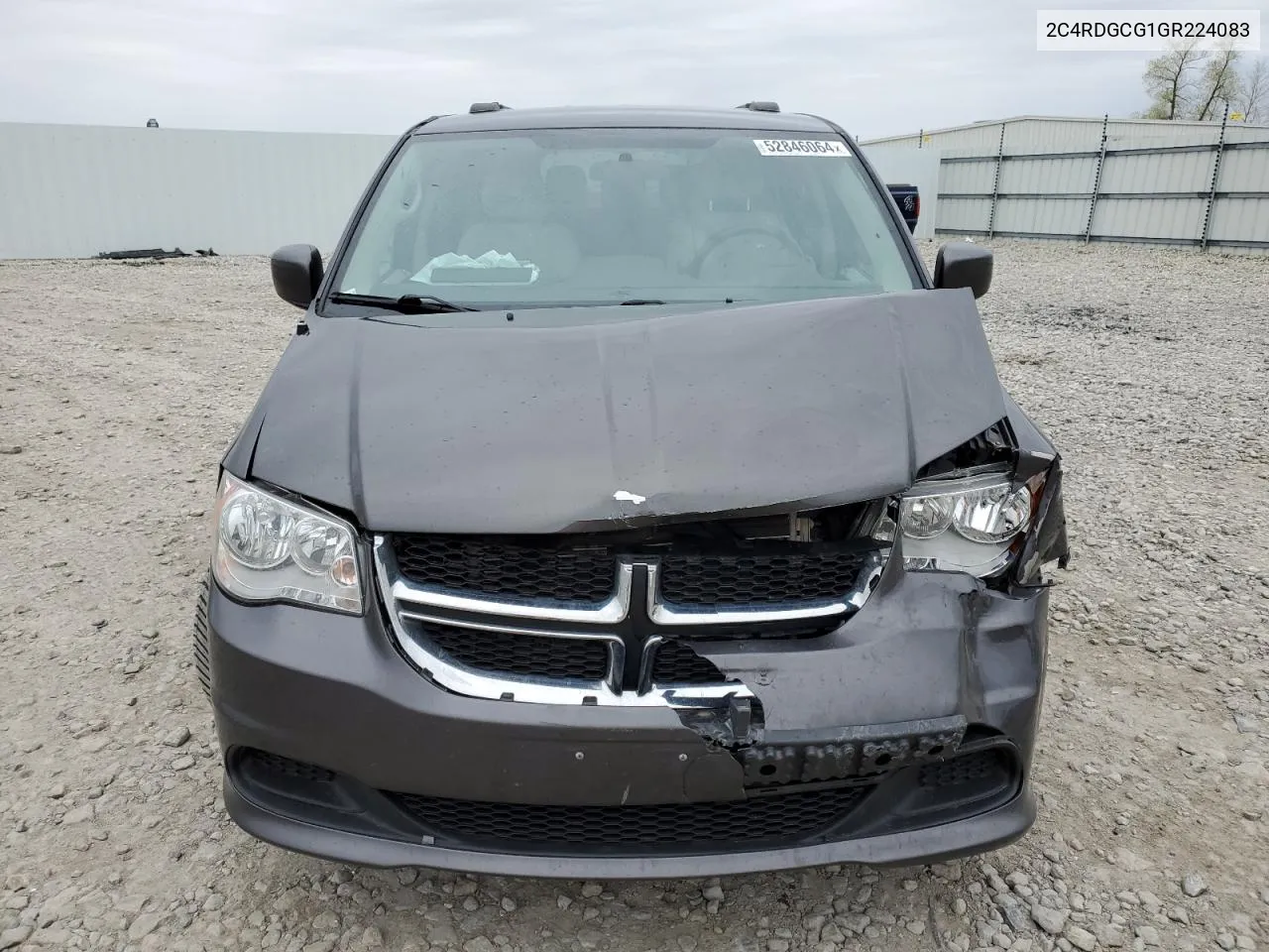 2016 Dodge Grand Caravan Sxt VIN: 2C4RDGCG1GR224083 Lot: 52846064