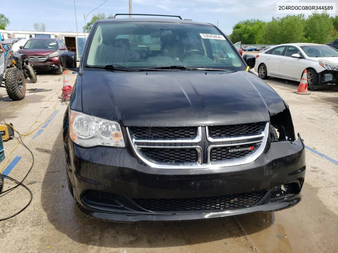 2016 Dodge Grand Caravan Sxt VIN: 2C4RDGCG8GR344589 Lot: 53045854