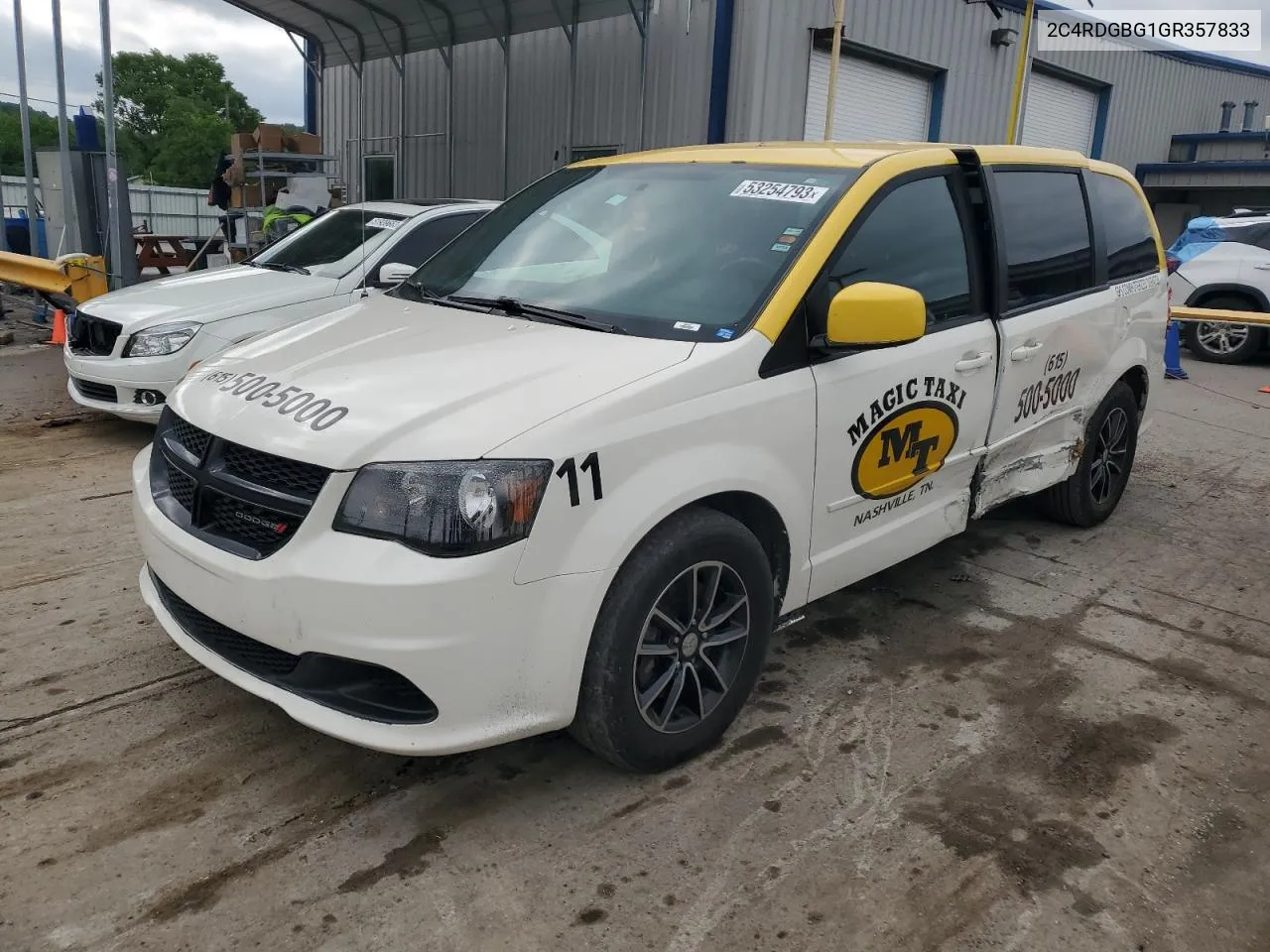 2016 Dodge Grand Caravan Se VIN: 2C4RDGBG1GR357833 Lot: 53254793