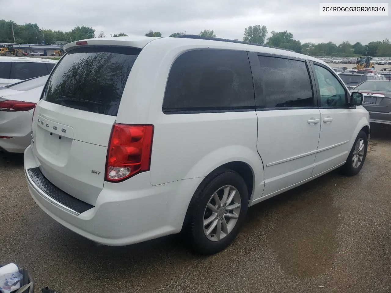 2C4RDGCG3GR368346 2016 Dodge Grand Caravan Sxt