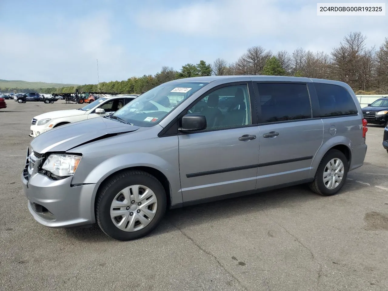 2016 Dodge Grand Caravan Se VIN: 2C4RDGBG0GR192325 Lot: 53510774