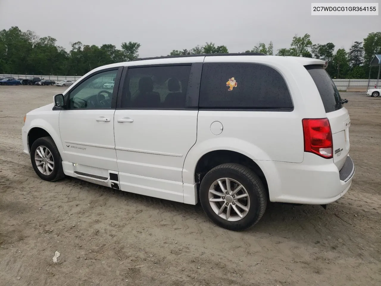 2C7WDGCG1GR364155 2016 Dodge Grand Caravan Sxt