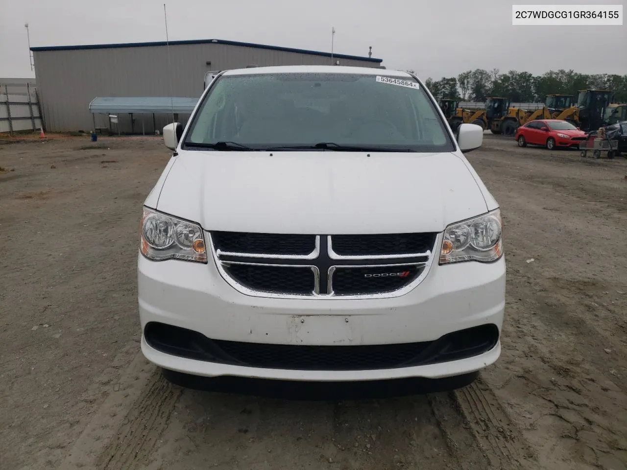 2016 Dodge Grand Caravan Sxt VIN: 2C7WDGCG1GR364155 Lot: 53645864