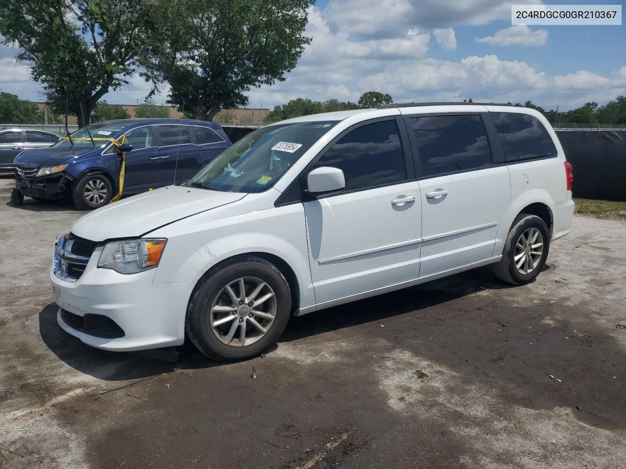 2016 Dodge Grand Caravan Sxt VIN: 2C4RDGCG0GR210367 Lot: 53755854