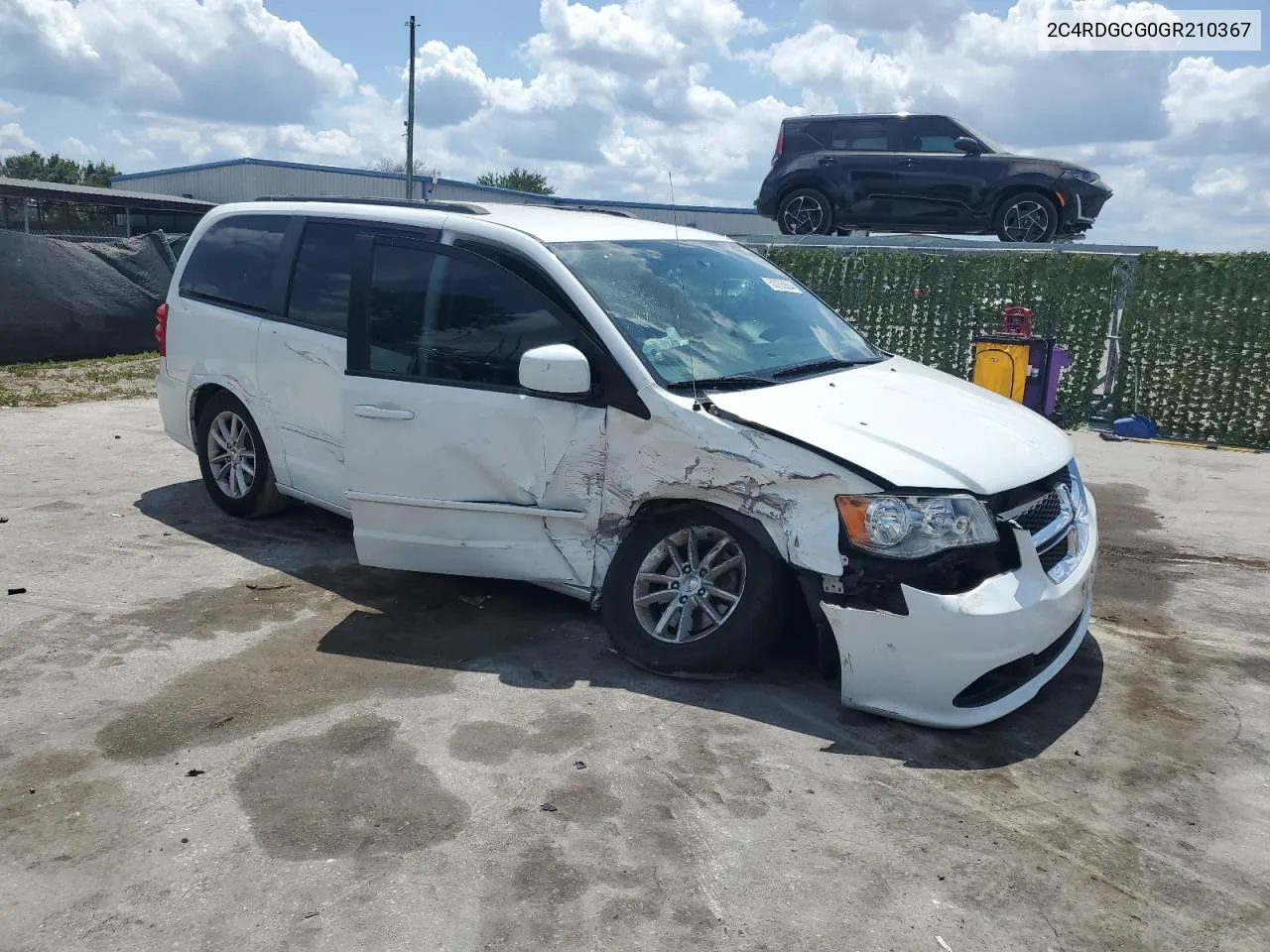 2C4RDGCG0GR210367 2016 Dodge Grand Caravan Sxt