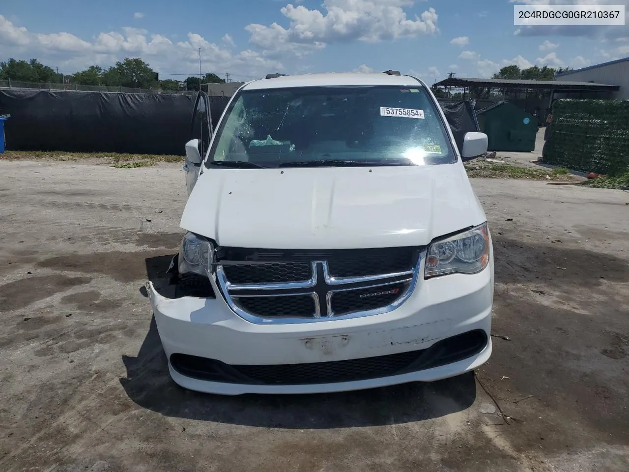 2C4RDGCG0GR210367 2016 Dodge Grand Caravan Sxt