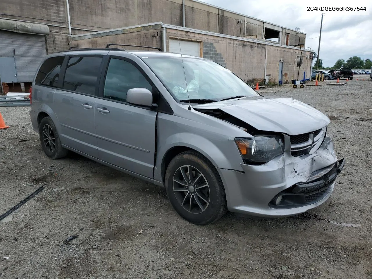 2016 Dodge Grand Caravan R/T VIN: 2C4RDGEG6GR367544 Lot: 53843464