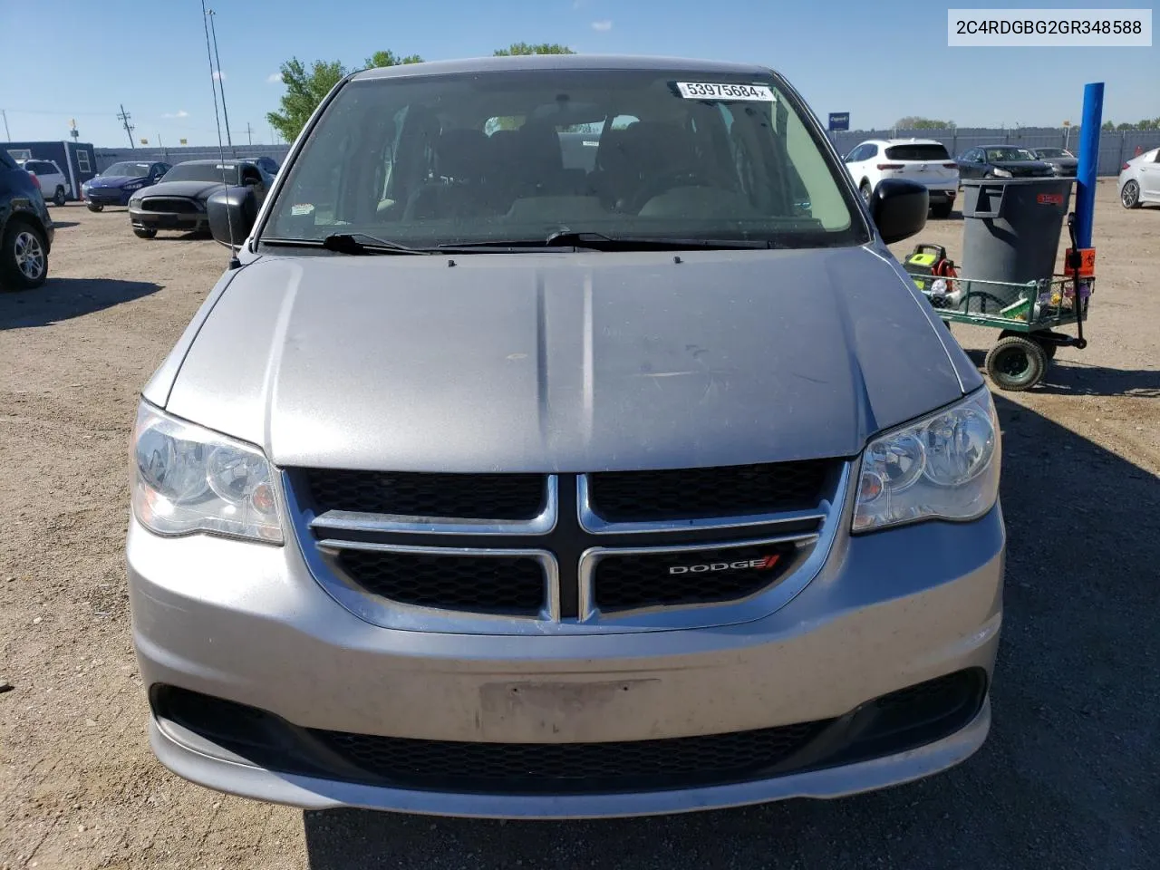 2C4RDGBG2GR348588 2016 Dodge Grand Caravan Se