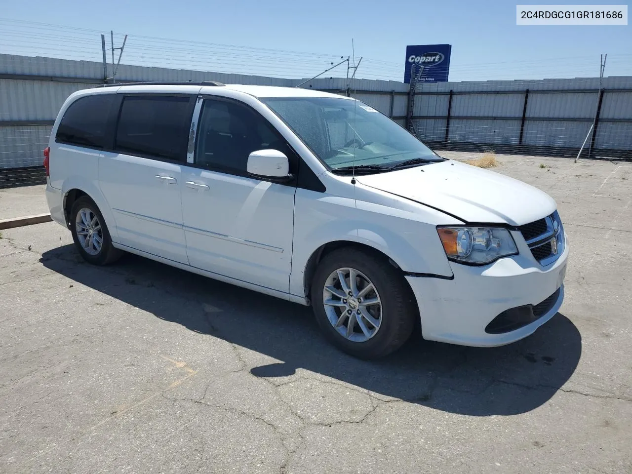 2C4RDGCG1GR181686 2016 Dodge Grand Caravan Sxt