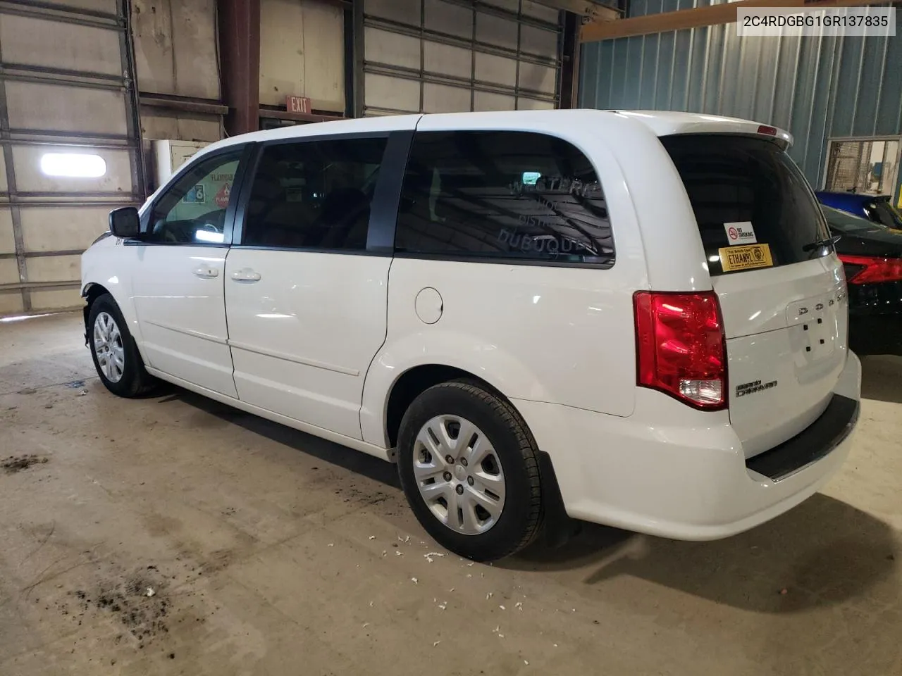 2C4RDGBG1GR137835 2016 Dodge Grand Caravan Se