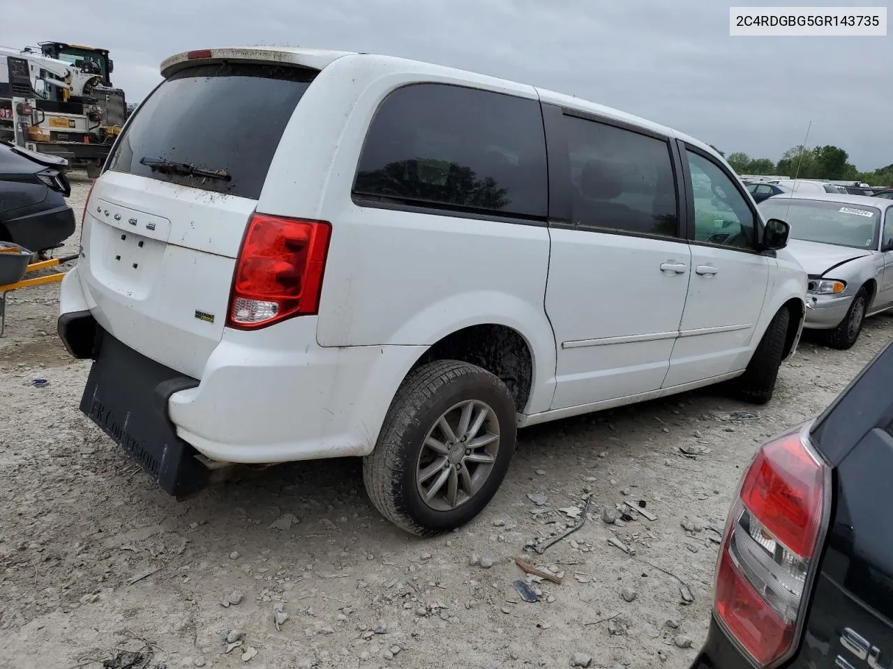 2C4RDGBG5GR143735 2016 Dodge Grand Caravan Se