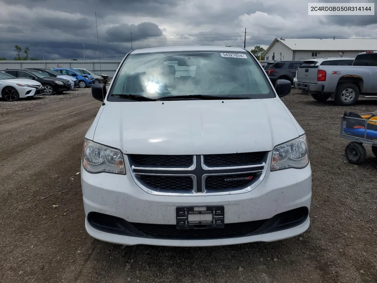 2C4RDGBG5GR314144 2016 Dodge Grand Caravan Se