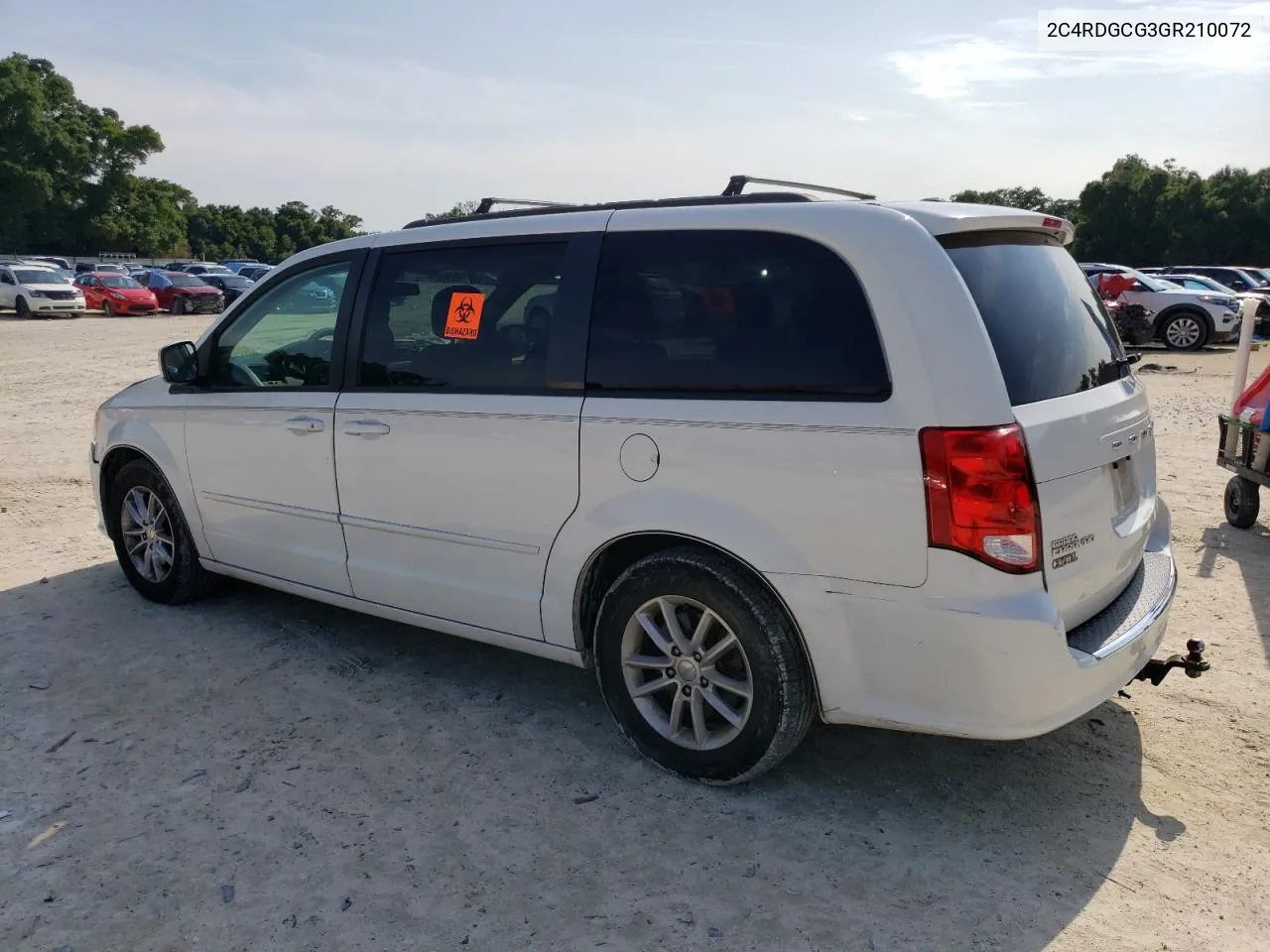 2016 Dodge Grand Caravan Sxt VIN: 2C4RDGCG3GR210072 Lot: 54696794