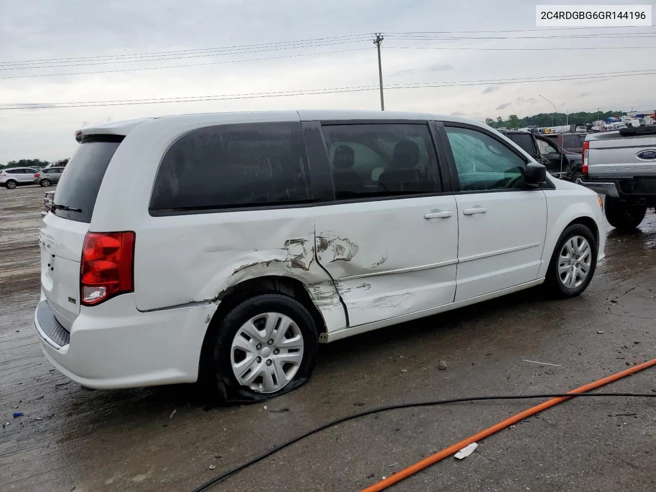 2016 Dodge Grand Caravan Se VIN: 2C4RDGBG6GR144196 Lot: 54804644