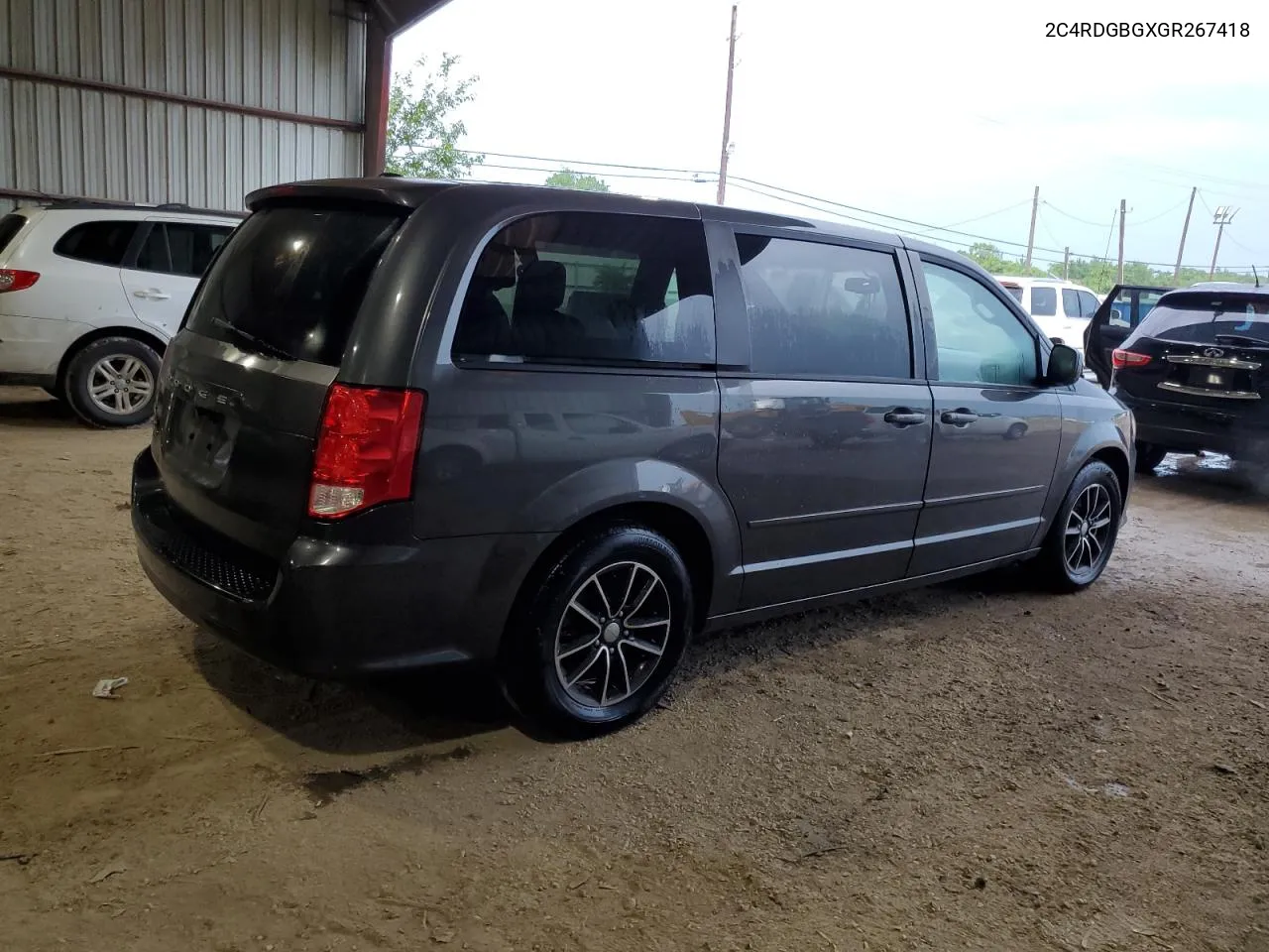 2016 Dodge Grand Caravan Se VIN: 2C4RDGBGXGR267418 Lot: 54814454