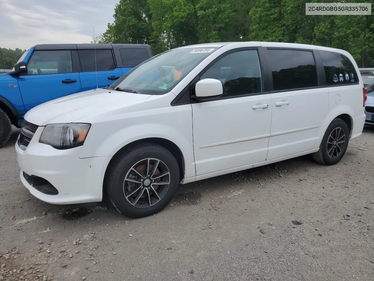 2016 Dodge Grand Caravan Se VIN: 2C4RDGBG5GR335706 Lot: 54896704