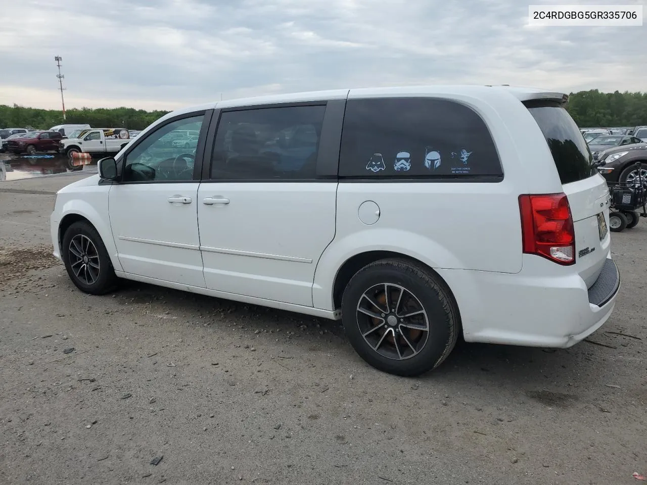 2016 Dodge Grand Caravan Se VIN: 2C4RDGBG5GR335706 Lot: 54896704