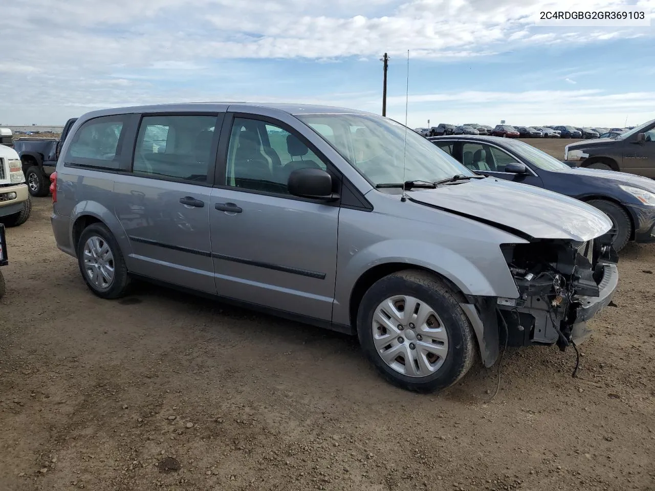 2C4RDGBG2GR369103 2016 Dodge Grand Caravan Se