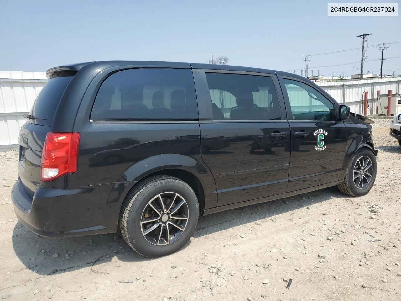 2C4RDGBG4GR237024 2016 Dodge Grand Caravan Se