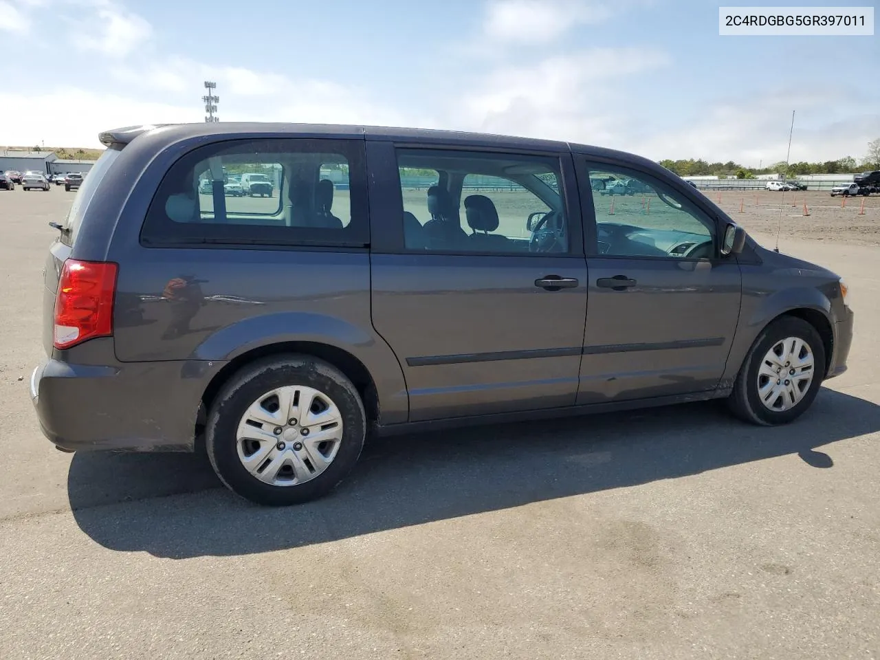 2016 Dodge Grand Caravan Se VIN: 2C4RDGBG5GR397011 Lot: 55154554