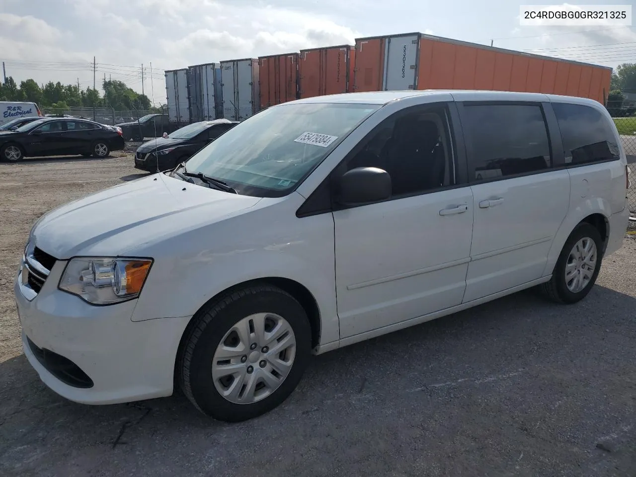 2C4RDGBG0GR321325 2016 Dodge Grand Caravan Se