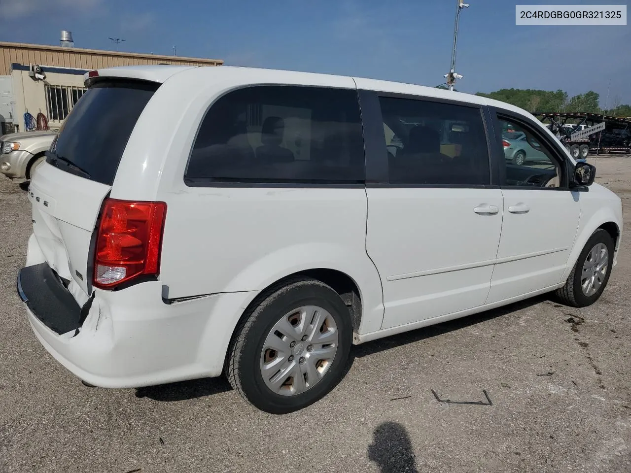 2016 Dodge Grand Caravan Se VIN: 2C4RDGBG0GR321325 Lot: 55479384