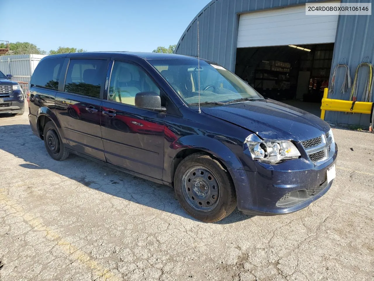 2C4RDGBGXGR106146 2016 Dodge Grand Caravan Se