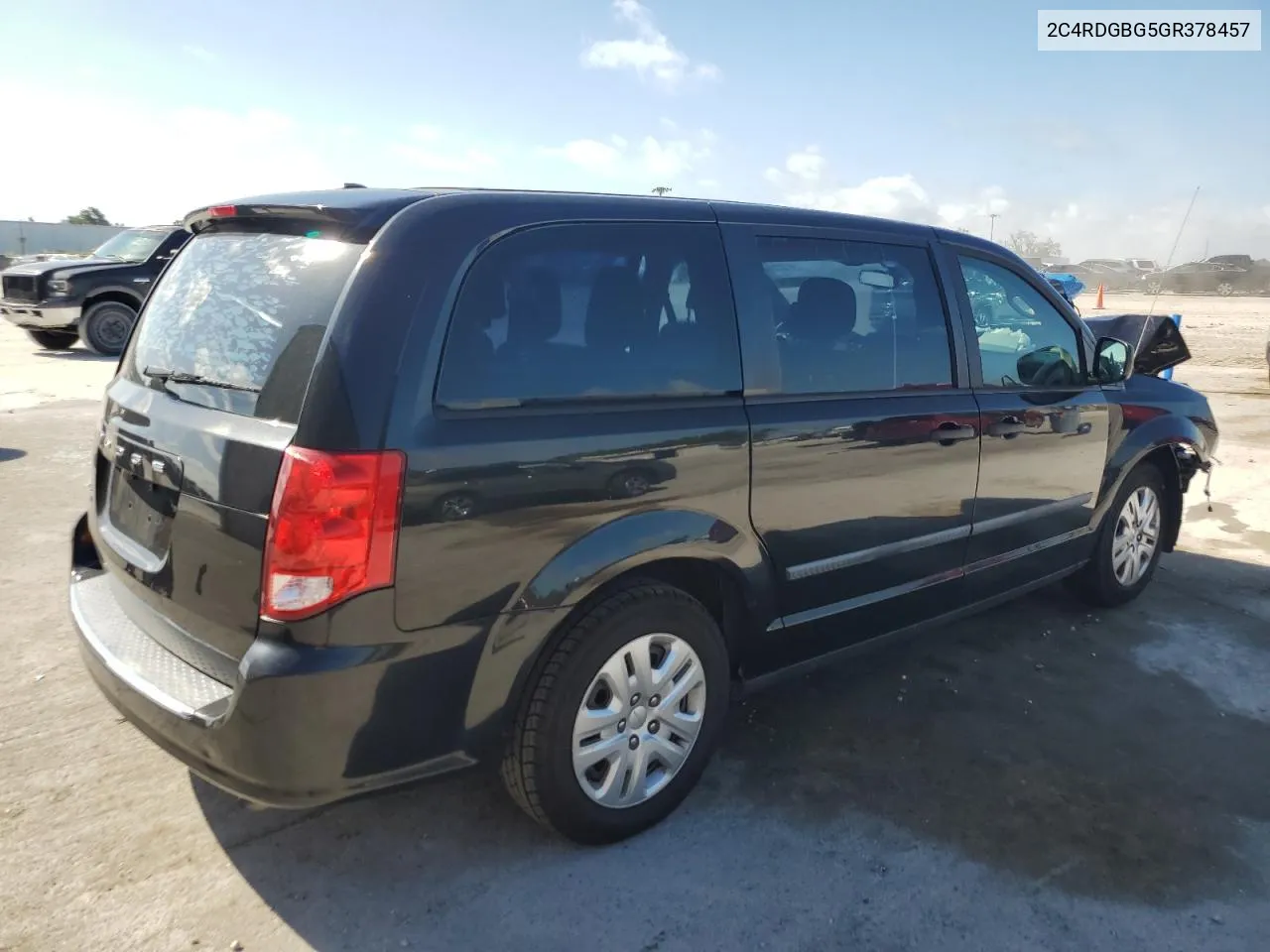 2C4RDGBG5GR378457 2016 Dodge Grand Caravan Se