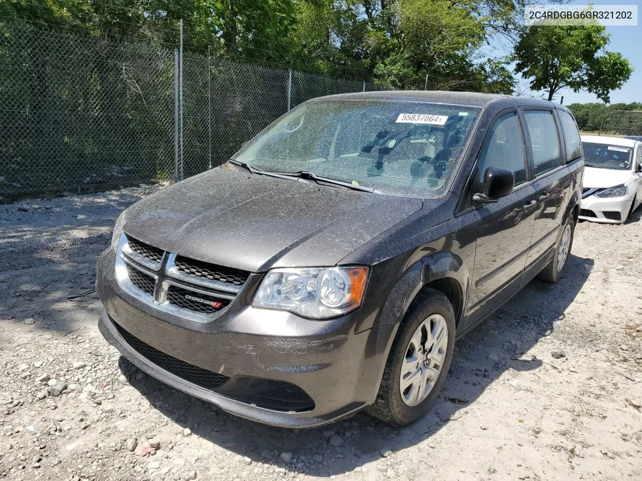 2C4RDGBG6GR321202 2016 Dodge Grand Caravan Se